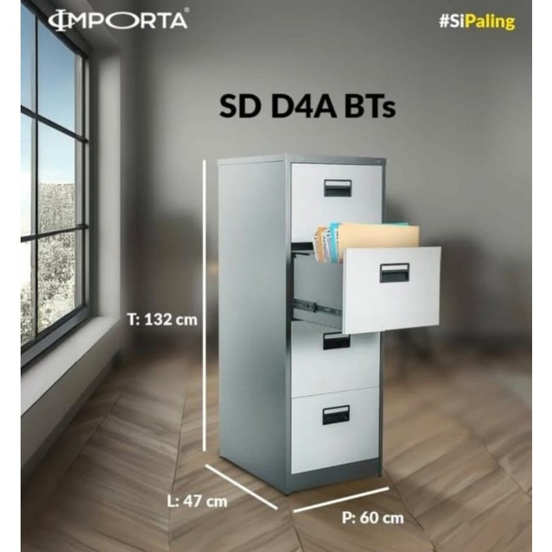 Filling Cabinet | Laci Kabinet Loker Arsip Besi | Importa SD D4A BTs