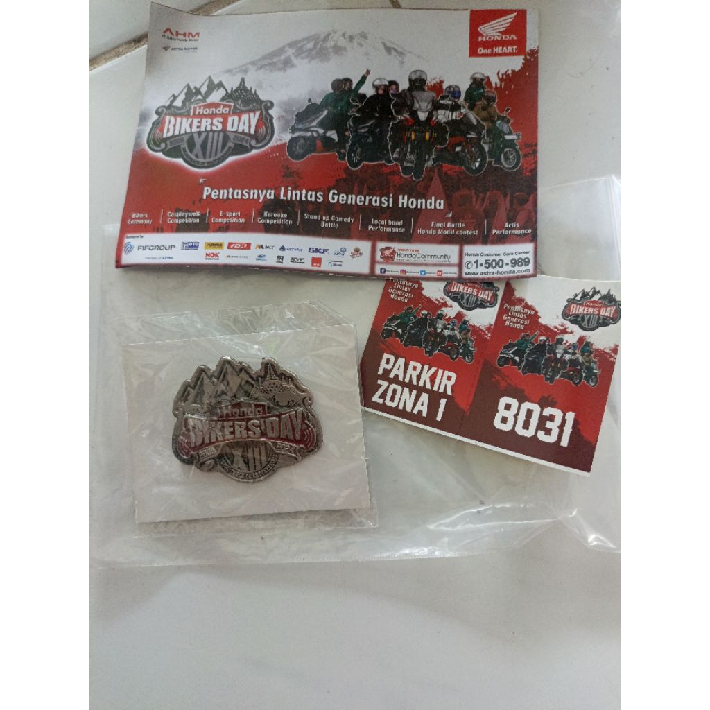 pin cor honda bikers day 2024 tanpa stiker