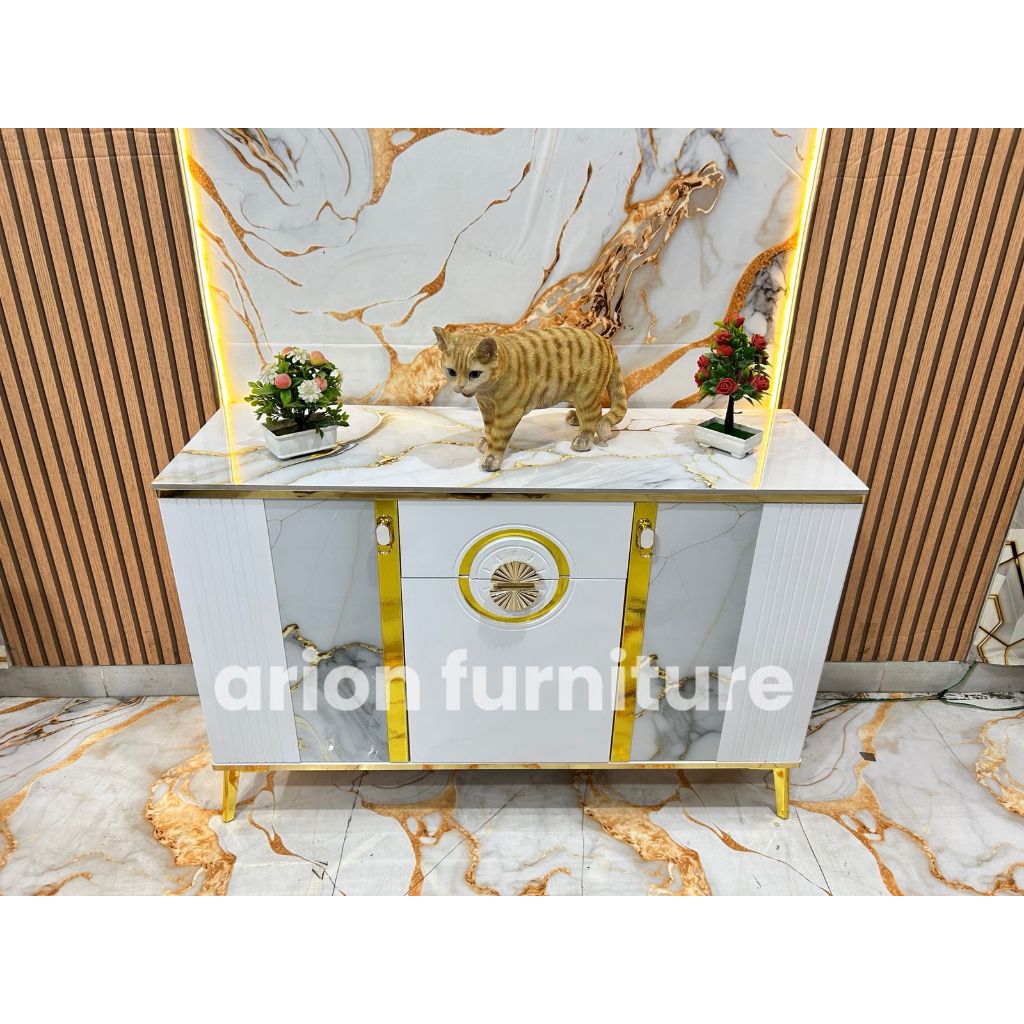 NEW Bufet TV Marmer / Bufet 120 / Meja Tv Premium / Meja konsul marmer