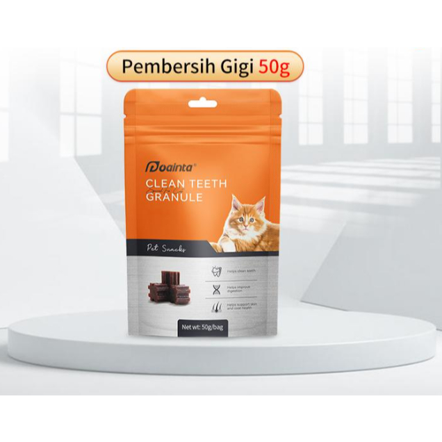Pro Plan - Snack Penghilang Bau Nafas Mulut Kucing Pembersih Plak Gigi Penyegar Dialy Oral Care 50G