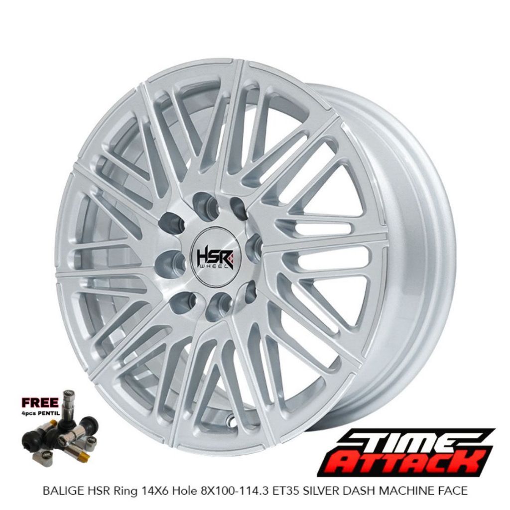 Velg Mobil Ring 14 Avanza Spresso Brio HSR WHEEL Tipe Balige Velg HSR R14