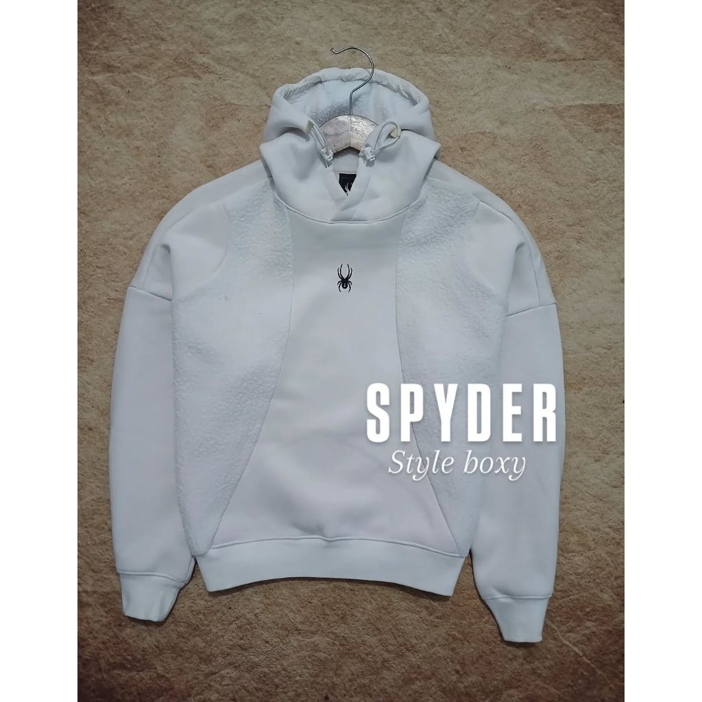 sweater hoodie SPYDER model boxy recomend bekas/second/preloved