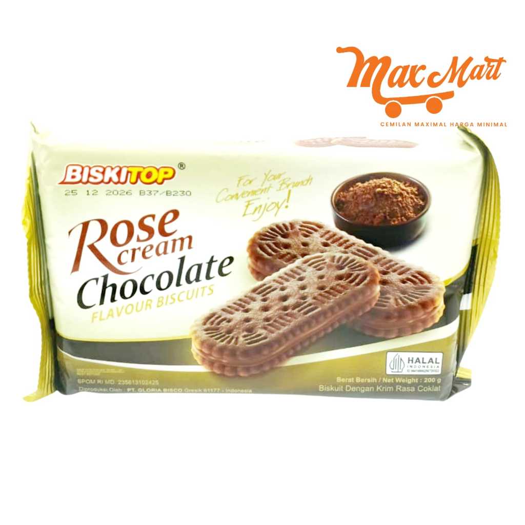 Biskitop Flavour Biscuits Rose Cream Pack - Netto 220 gr