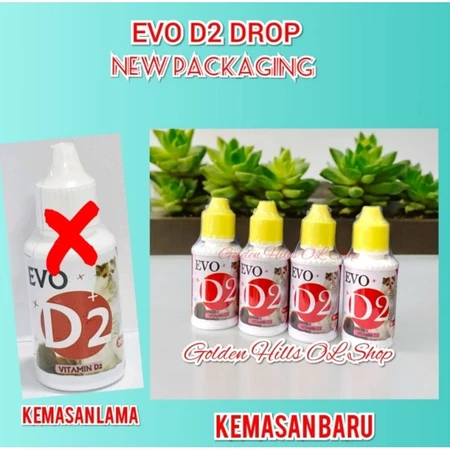 EVO D2, Vitamin D2 khusus kucing dalam bentuk cair Drops Vitamin Kucing