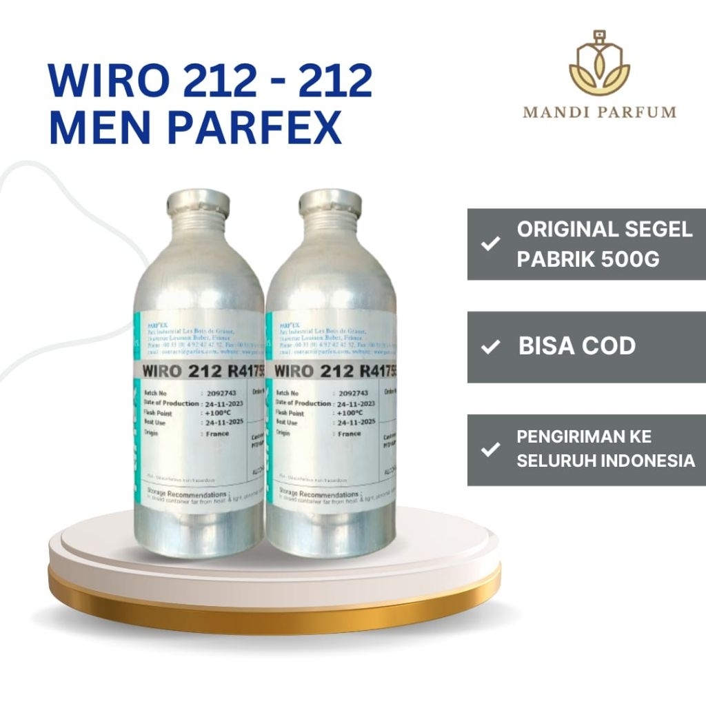 WIRO 212 inspired by 212 MEN Original Parfex Segel 500 Gram