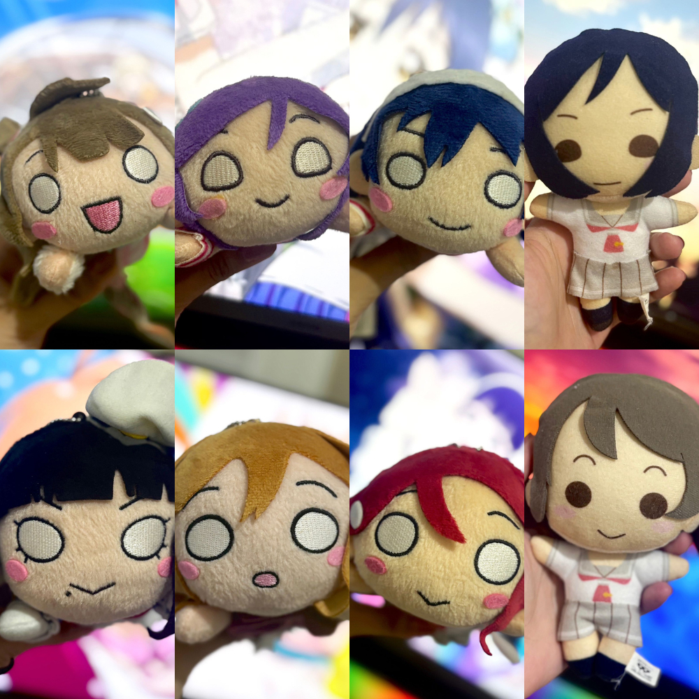 LOVE LIVE SUNSHINE - AQOURS MUSE - UMI DIA NOZOMI KOTORI RIKO KANAN HANAMARU YOU - MERCHANDISE ORI J