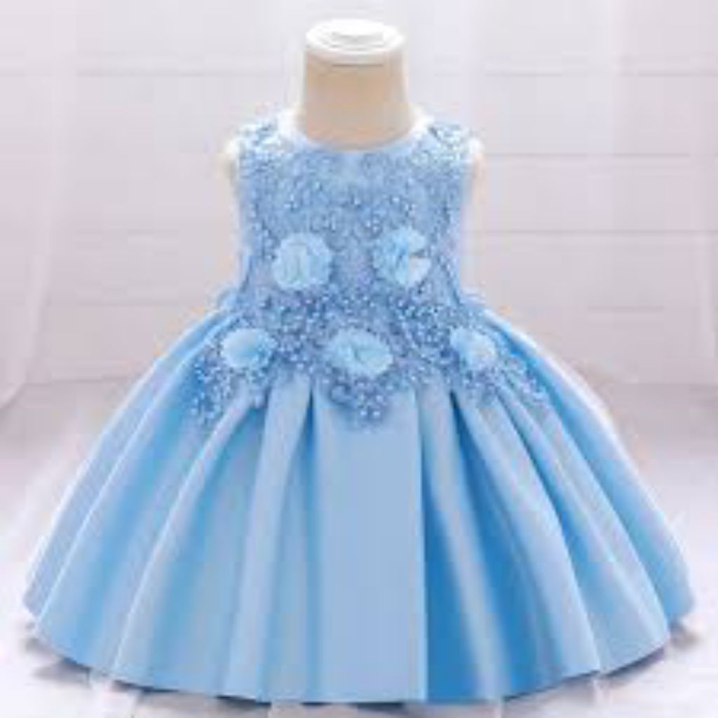 gaun anak perempuan pesta usia 7 -9 tahun | baju princess anak perempuan | baju frozen | gaun anak p