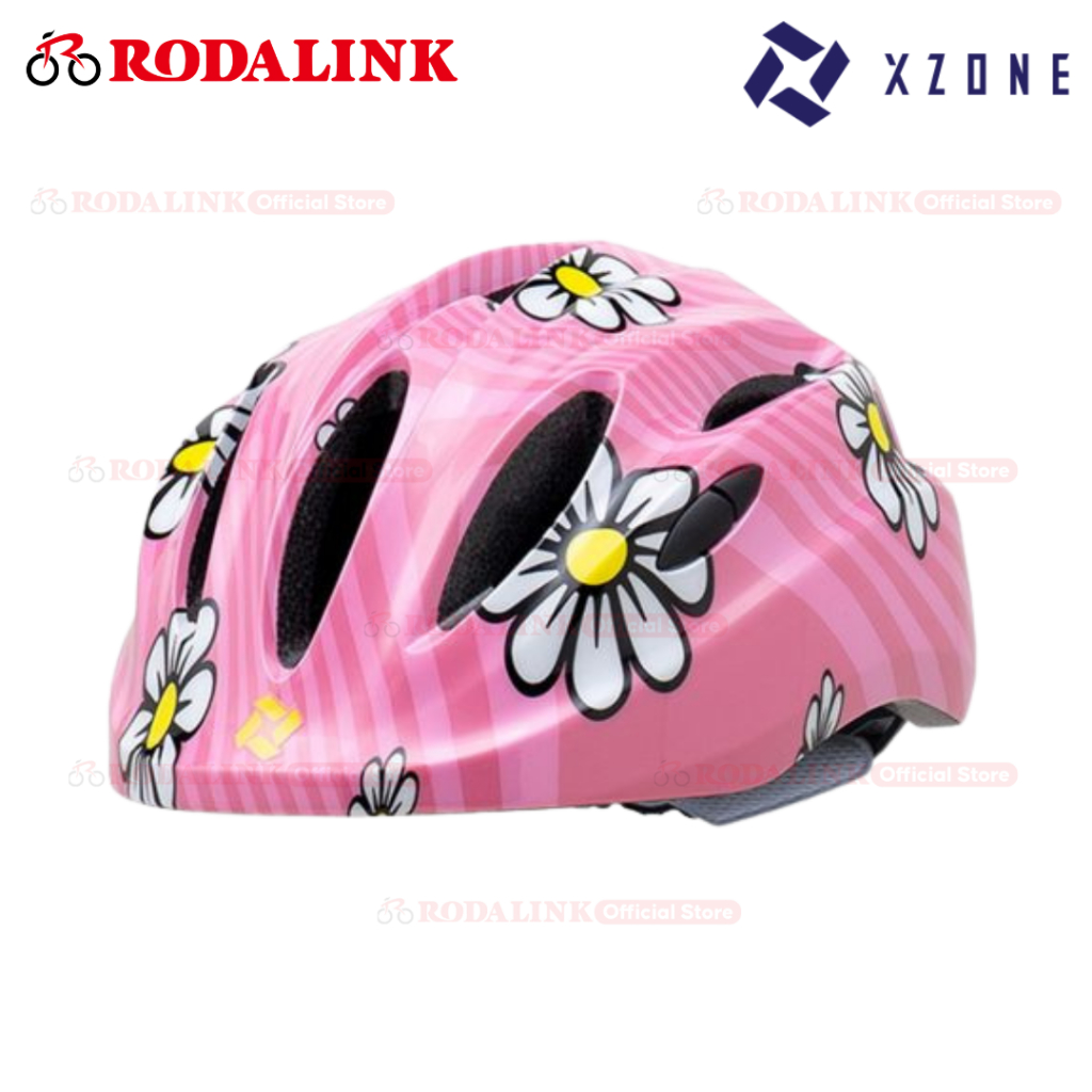 Xzone Helm Sepeda Anak Flower