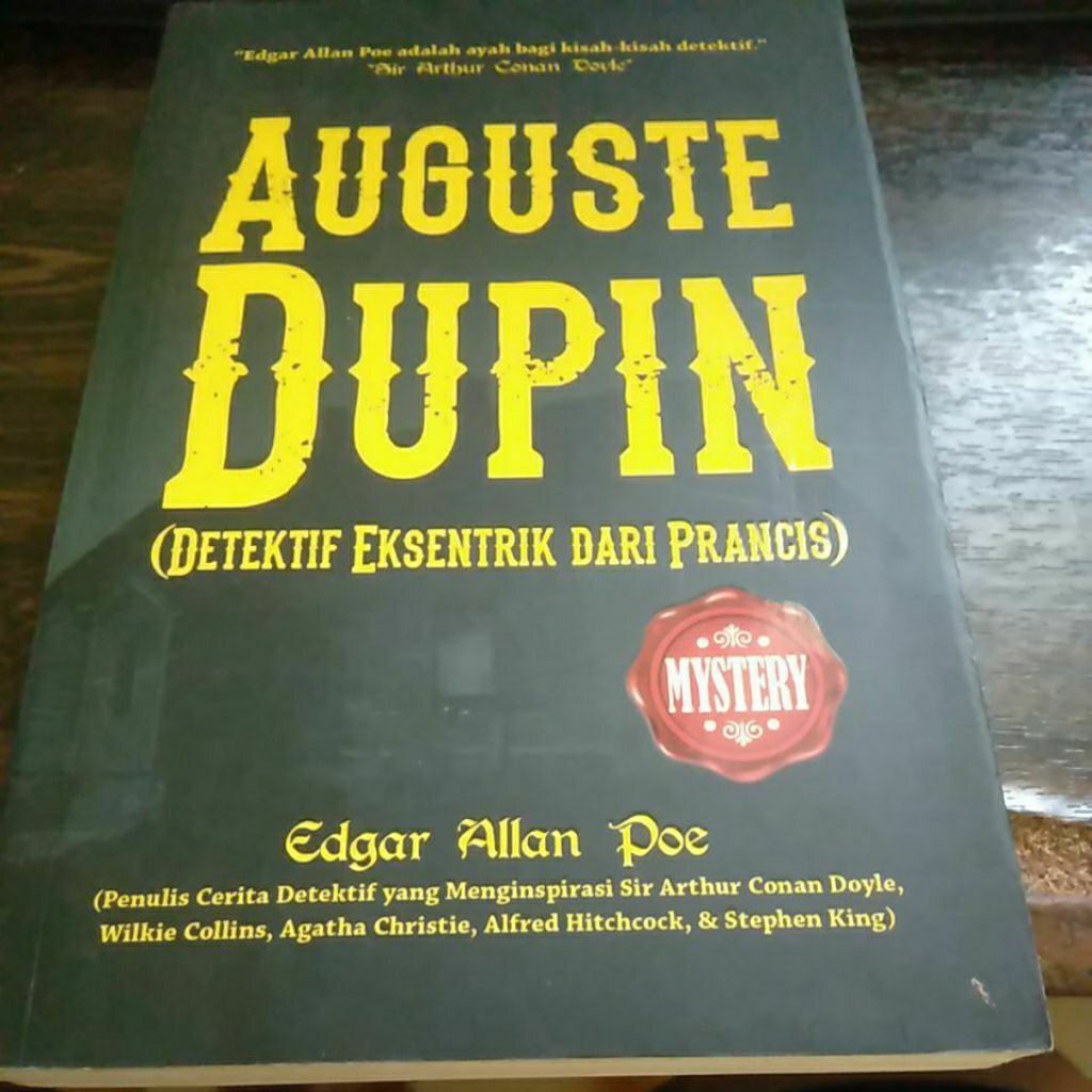 novel auguste dupin karya Edgar Allan Poe