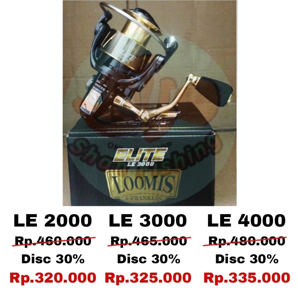 Reel Spinning Loomis Elite