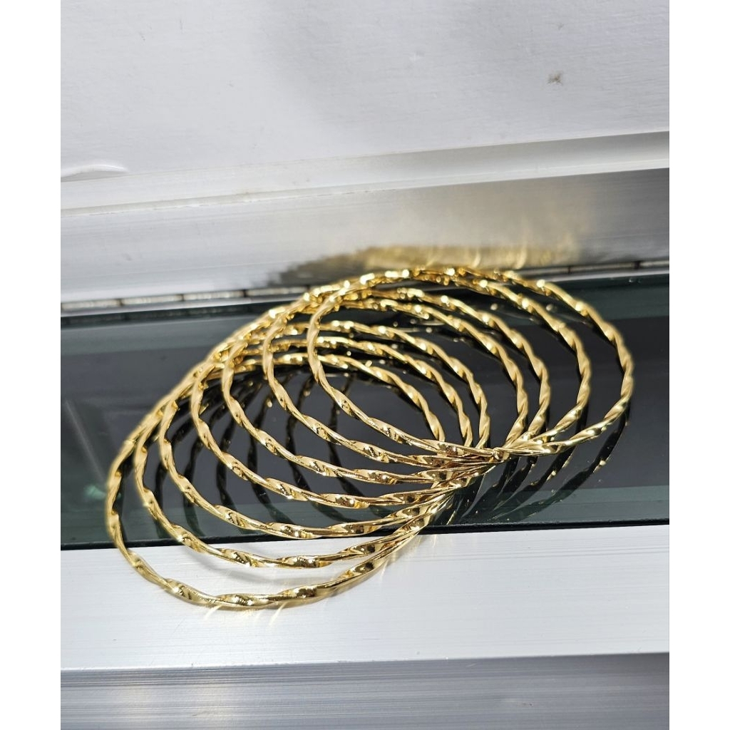 gelang keroncong titanium, gelang keroncong ,gelang isi 7pcs , gelang dewasa