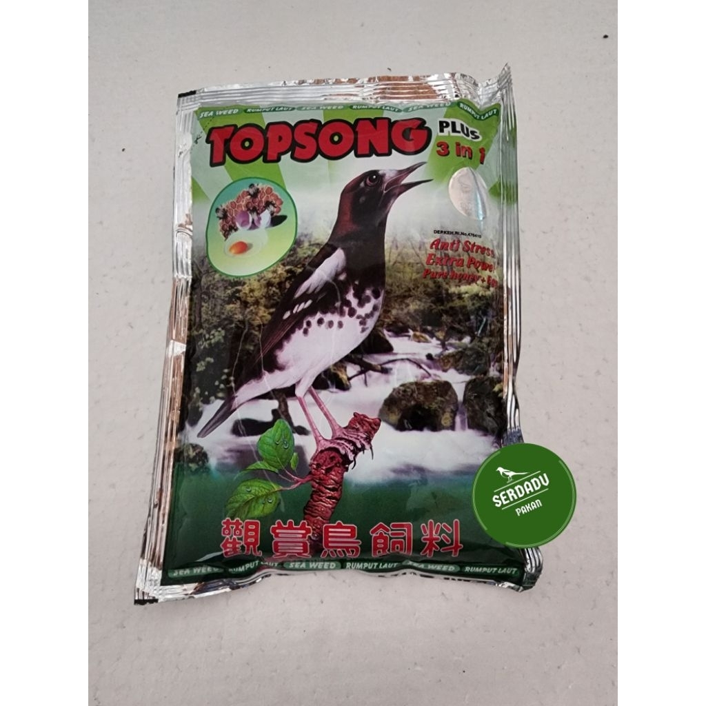 topsong voer penggcor burung