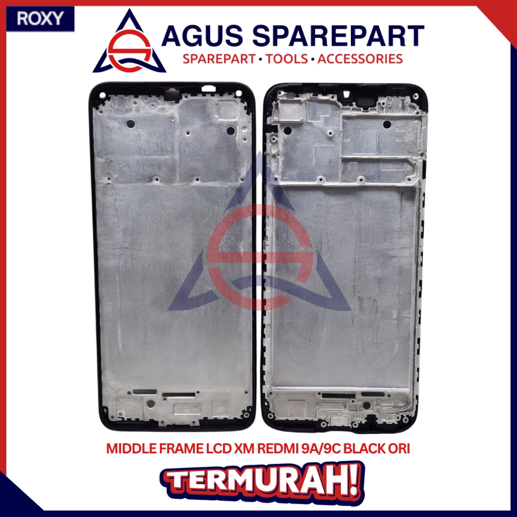 MIDDLE FRAME LCD XIAOMI REDMI 9A / REDMI 9C ORI / DUDUKAN LCD