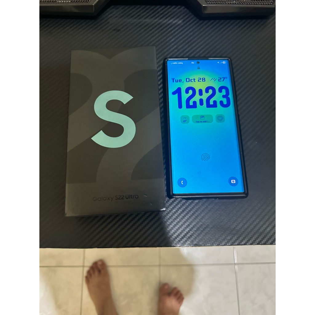 HP BEKAS SAMSUNG S22 ULTRA 5G 12/256GB SNAPDRAGON RESMI SEIN FULLSET