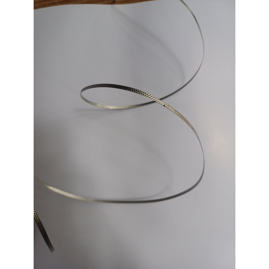 NIKELIN PIPIH MOTIF UKURAN LEBAR 2.5mm TEBAL 0.12mm Element  Pemanas