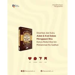 Buku Adab Dan Kiat Dalam Menggapai Ilmu