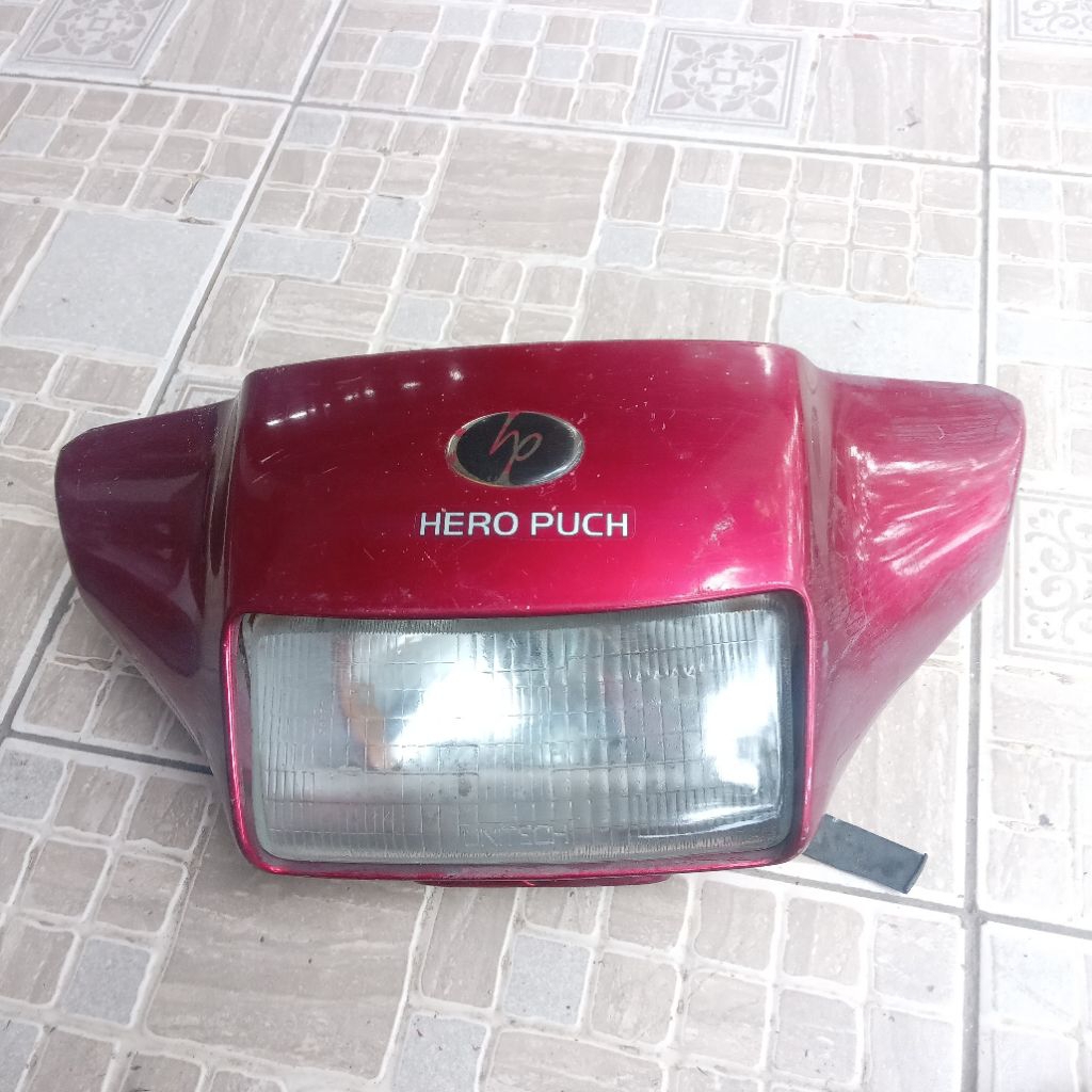 bathok kepala cover kepala headlamp lampu depan malika hero puch 2tak 50cc
