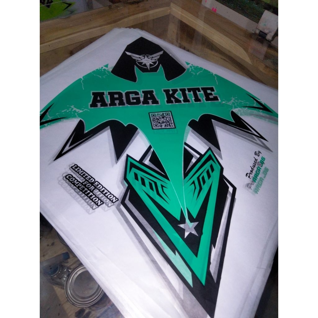 DESAIN BARU kertas Layangan 2 warna ARGA_86 Limited edition