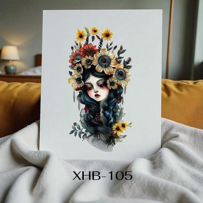 TATOO PUNGGUNG,TATOO TANGAN,TATOO DADA TEMPORER PREMIUM SEMI PERMANENT (XHB-02)