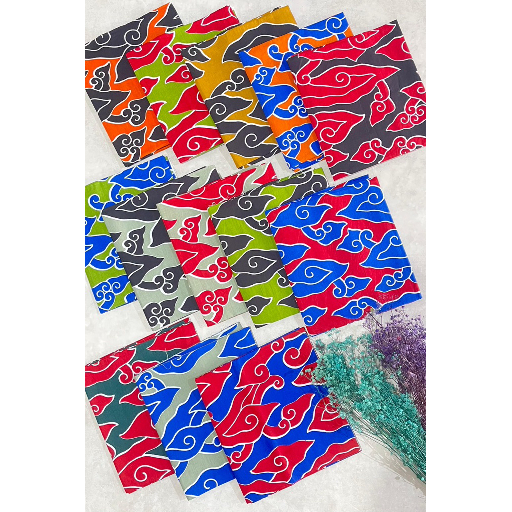 kain batik katun motif megamendung mega mendung trusmi cirebon cirebonan