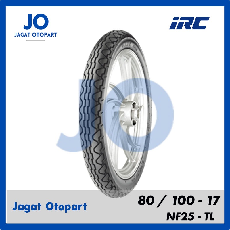 JAGAT Ban motor bebek tubeless IRC NF25 80 100 17 NF 25