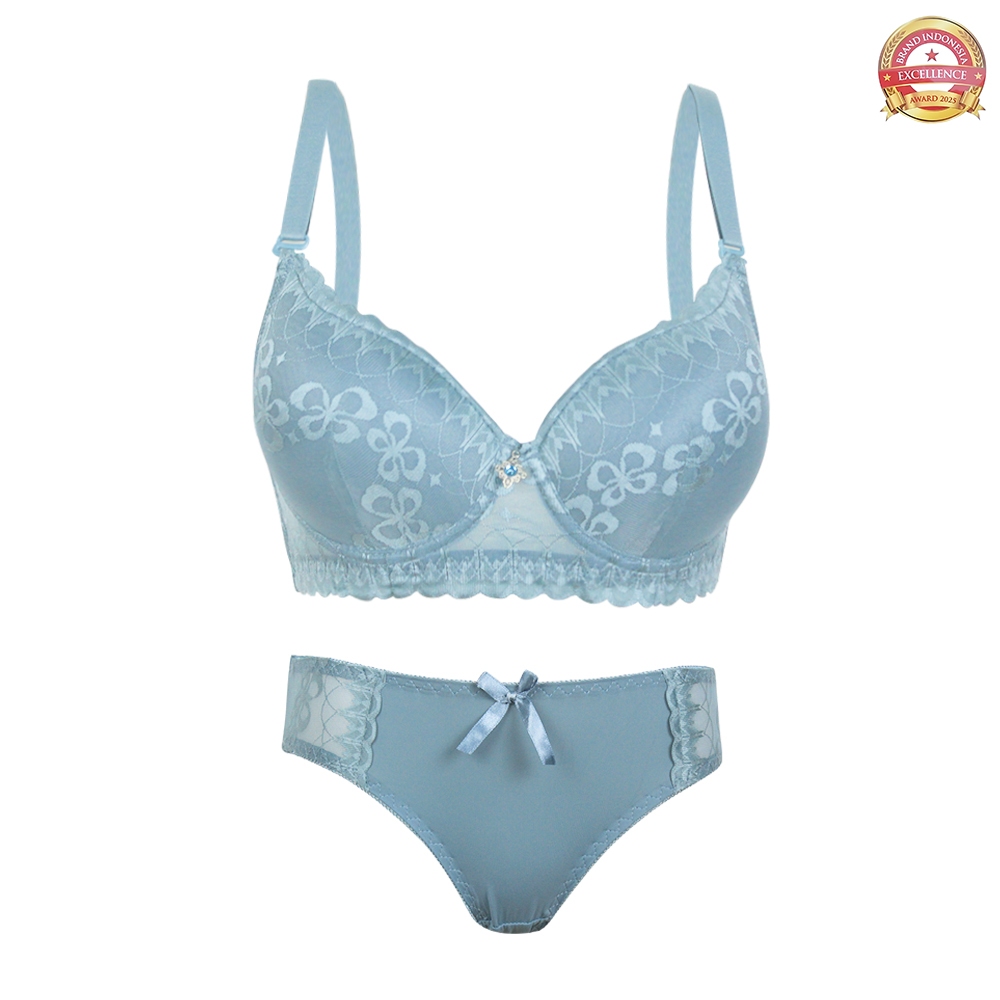 Scelta - Setelan Bra Kawat Dan Celana Dalam Underwear Wanita Nyaman Size 36 38 40 42 BH SC PB1906 SE