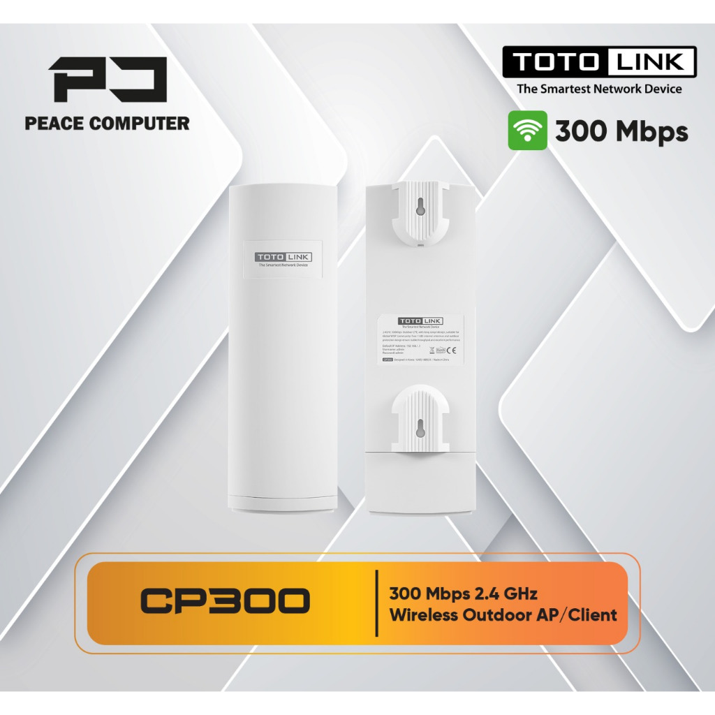 TOTOLINK CP300 300MBPS 2.4GHz OUTDOOR CP 300