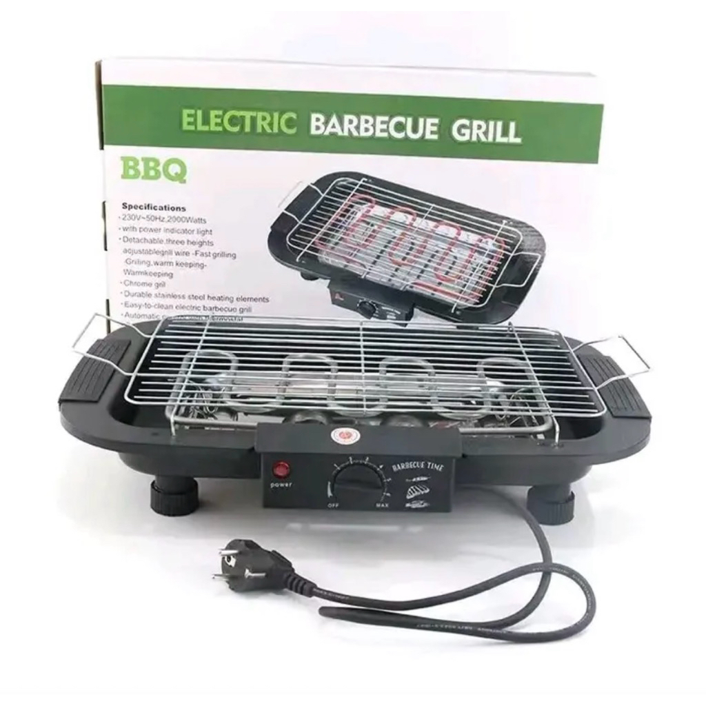 ELECTRIC BBQ GRILL Panggangan Listrik BBQ listrik Portable Pemanggang Sate