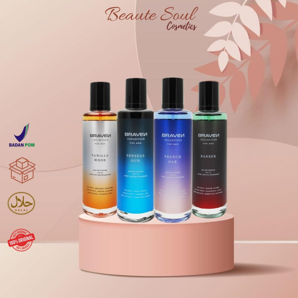 BEAUTESOUL - Braven Collection Eau De Parfum 100ml - Parfum Pria / Braven Parfum