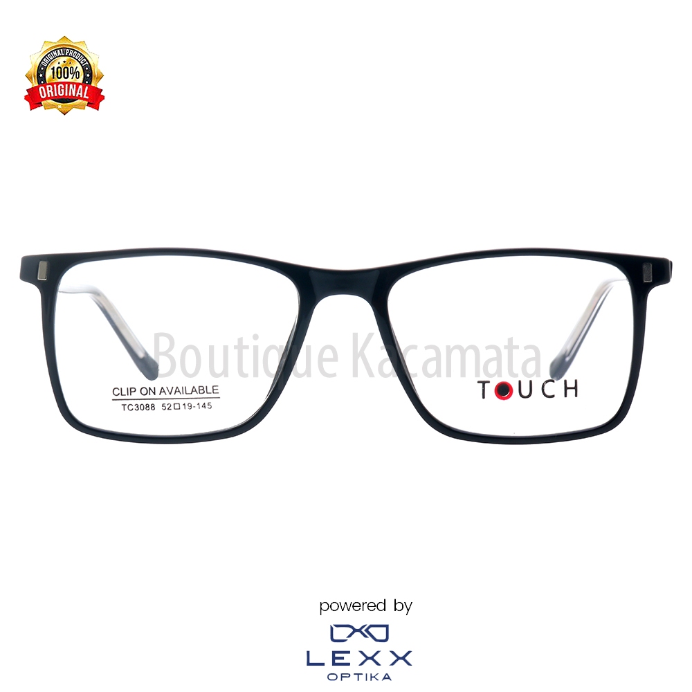 Frame Kacamata Touch Original TC 3088 Clip On
