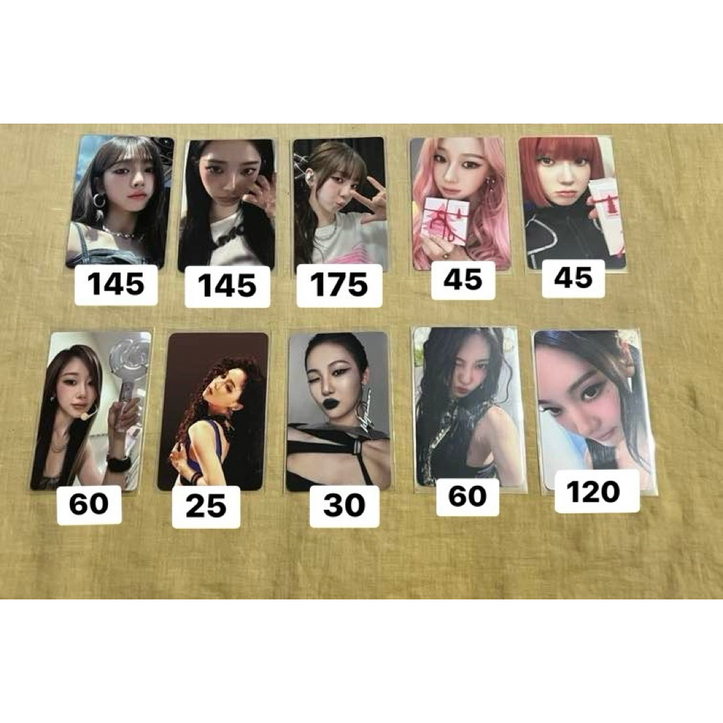 SALE aespa Album Photocard PC POB Official Karina Giselle Winter Ningning Miss en Scene Pink Christm