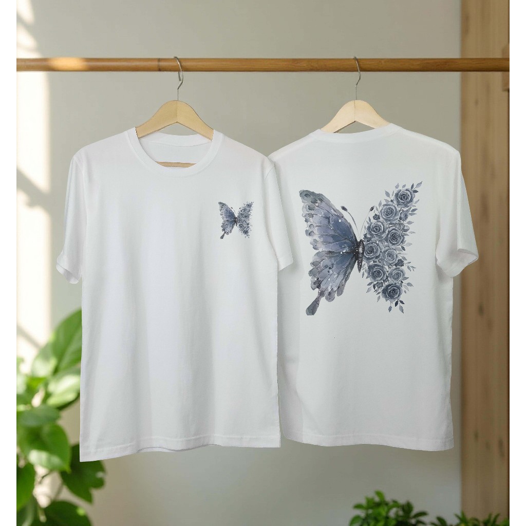 KAOS KUPU KUPU MAWAR