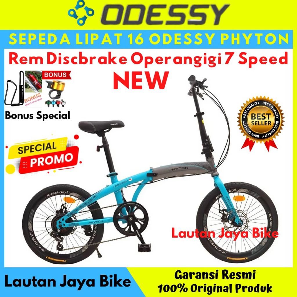 Sepeda Lipat 16 Odessy Phyton Terbaru