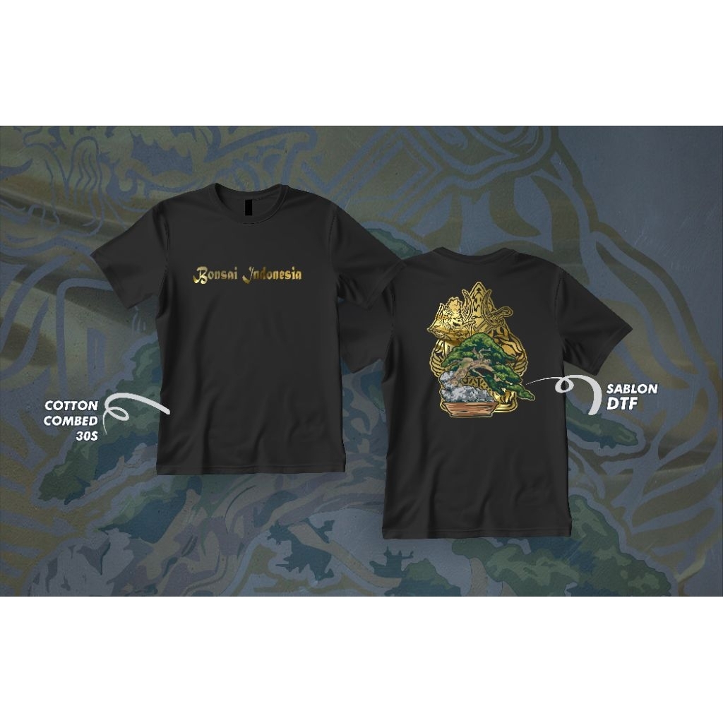 TSHIRT BONSAI/KAOS BONSAI/BAJU BONSAI BONSAI WAYANG BONSAI INDONESIA