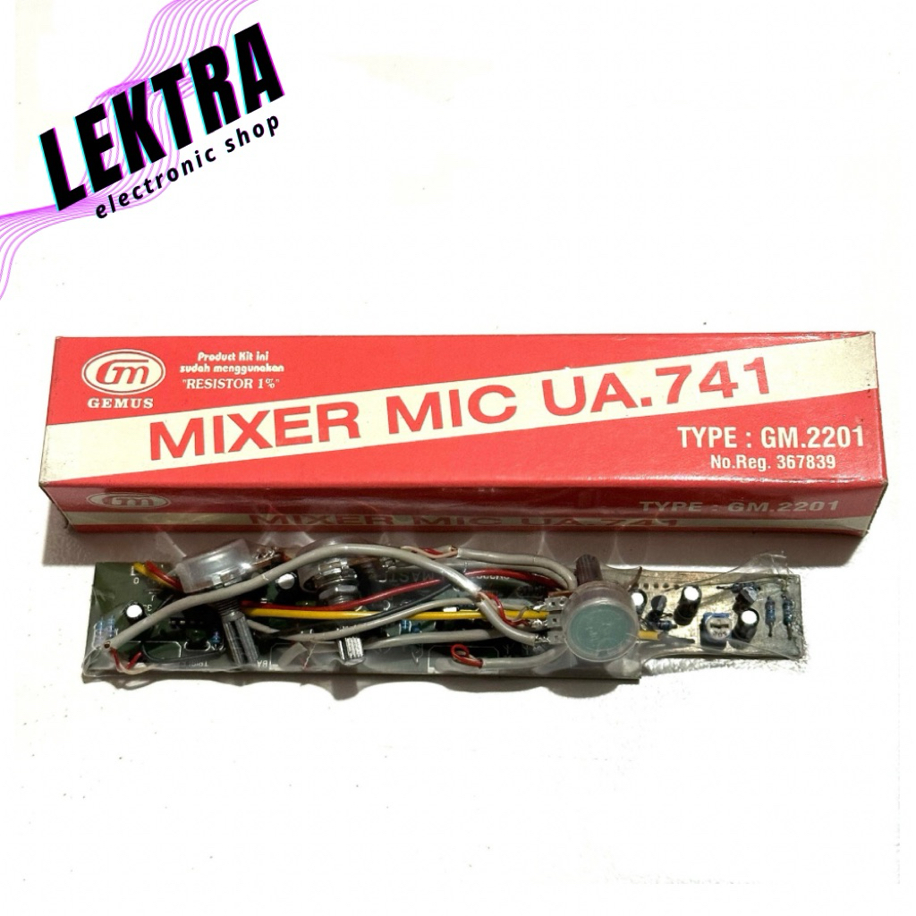 Kit GM 2201 Mixer Mic UA 741 GM2201