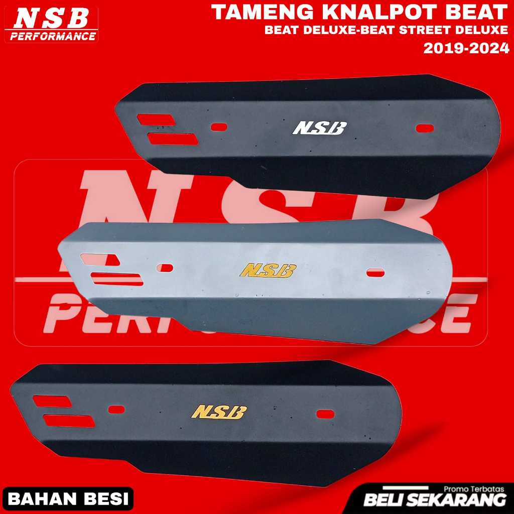 COVER TUTUP TAMENG PELINDUNG KNALPOT ALL VARIAN HONDA BEAT/ BEAT DELUXE BEAT FI BEAT KARBU BEAT ESP 