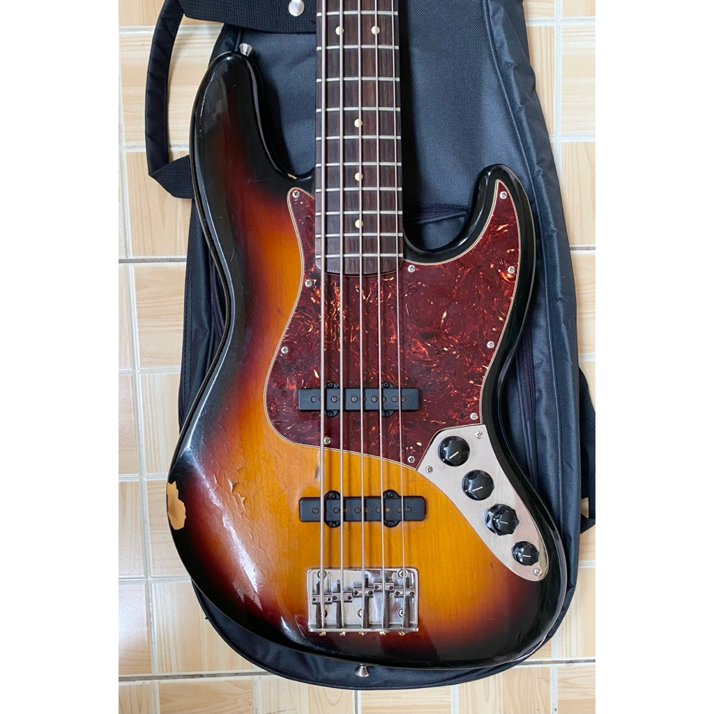 Bass Fender Jazz Bass Deluxe 5 String Made In Mexico 2011