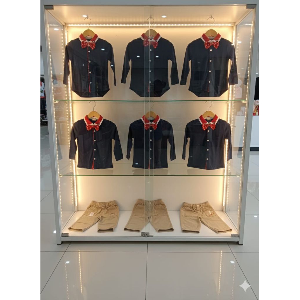 Kemeja Premium Anak Laki-laki Import Kaos Tebal