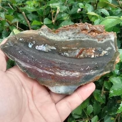 batu Klawing pancawarna super / batu akik klawing pancawarna