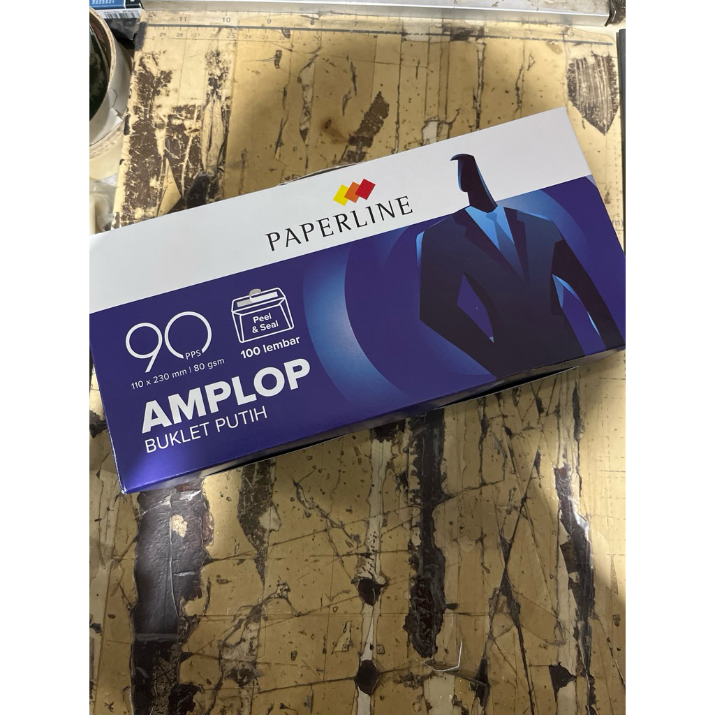 PAPERLINE AMPLOP PUTIH PANJANG 90 pps isi 100 lembar