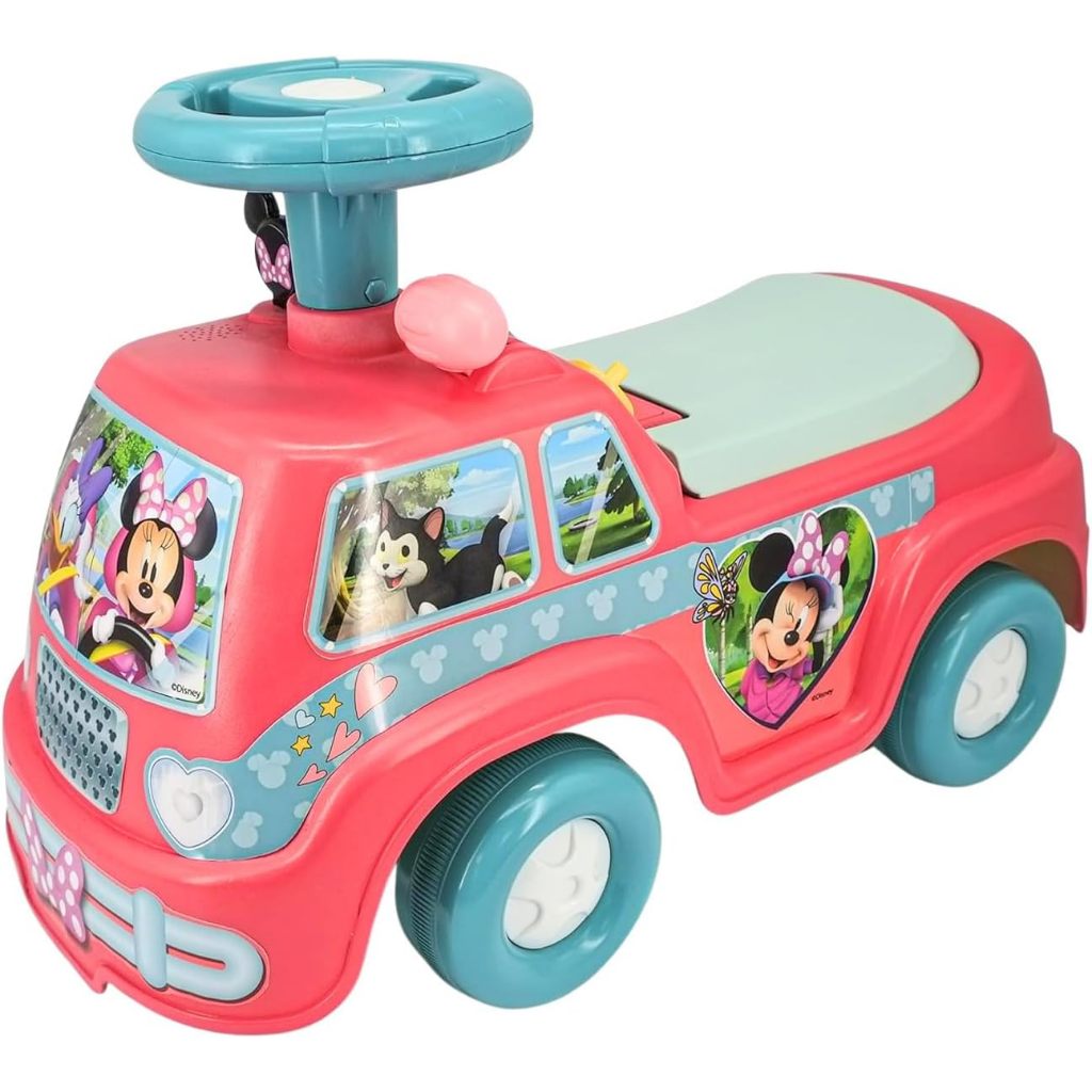 BEST SELLERR !!Disney Minnie Mouse Camper Activity Ride On by Kiddieland
