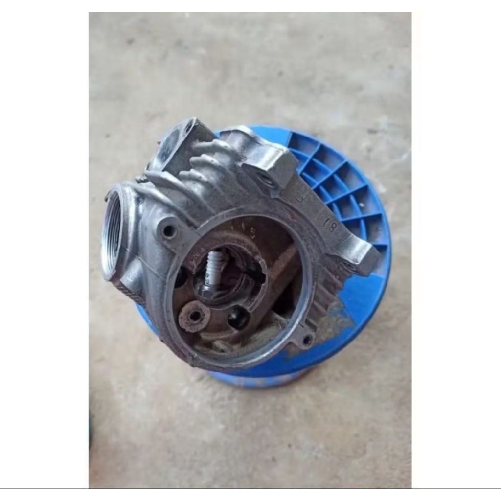 Head kop blok head STANDAR kosongan drat aman utuh mio sporty, smile, soul, fino karbu original lepa