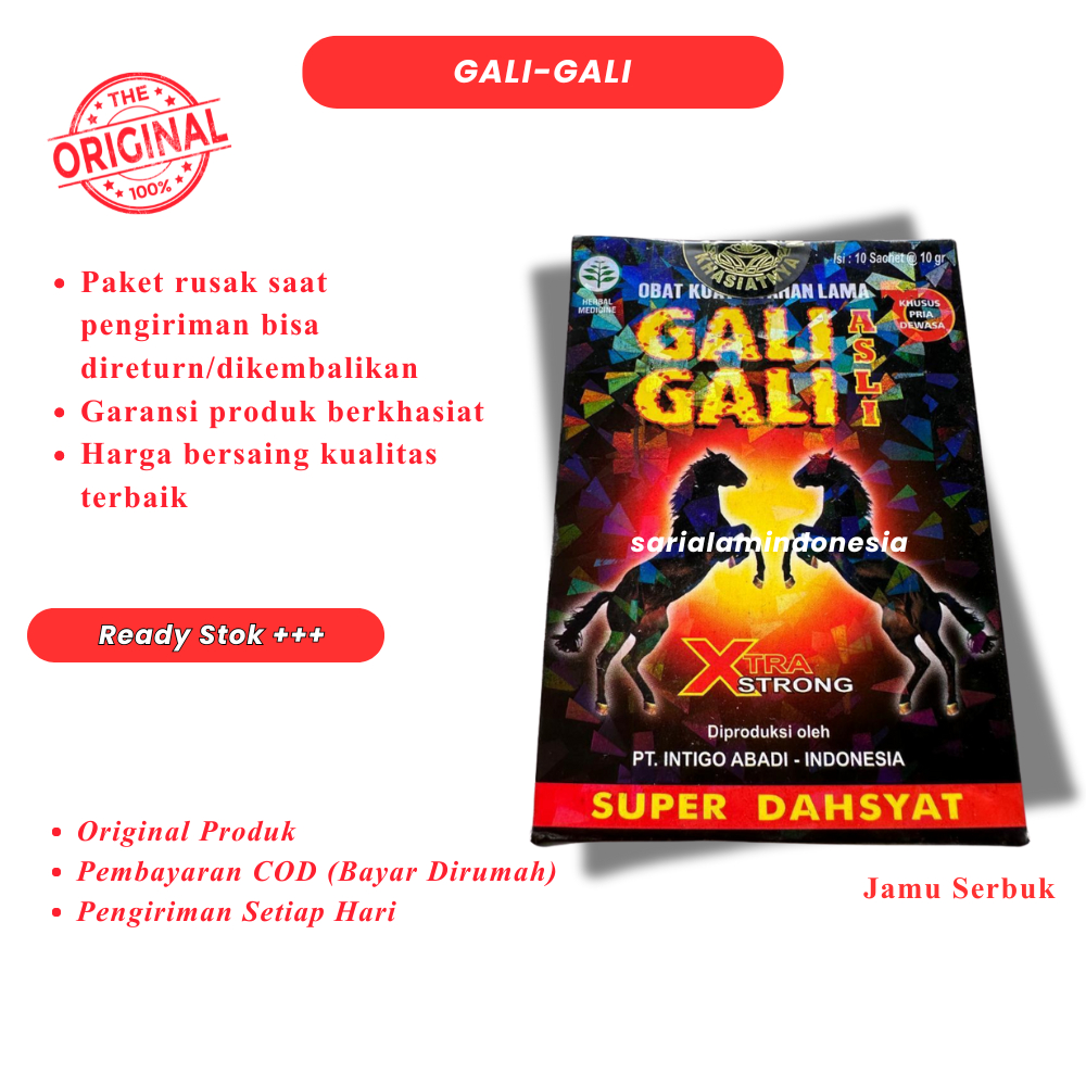 Gali-Gali Serbuk Herbal 100% Asli
