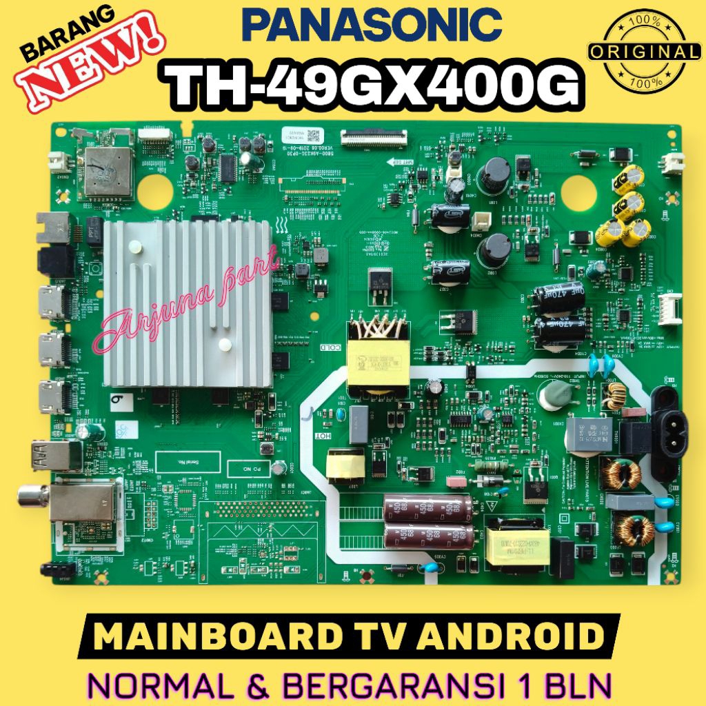 MAINBOARD TV PANASONIC TH-49GX400G / MB TV PANASONIC TH-49GX400G / MESIN TV PANASONIC TH-49GX400G / 