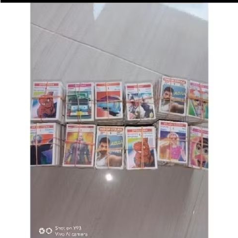 1 ikat mainan kartu kwartet 320 Lembar anak