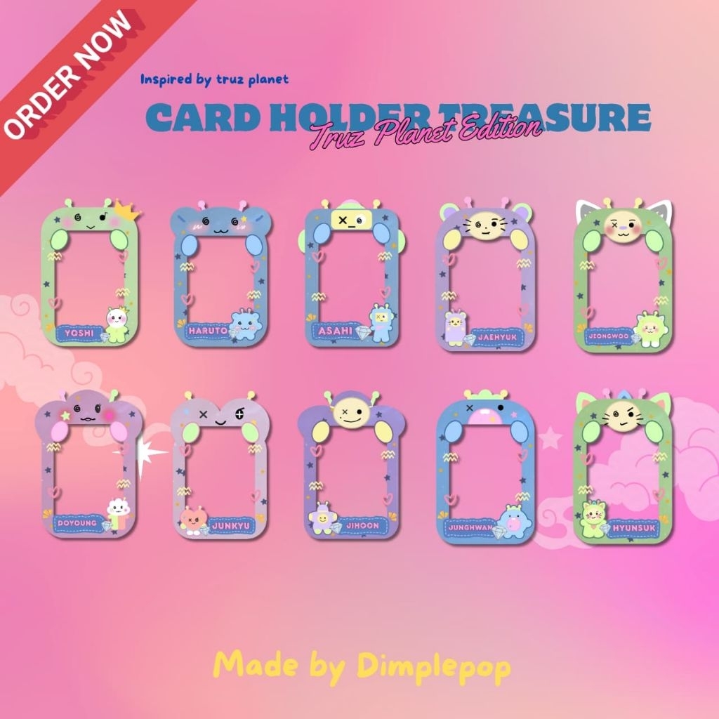 Fanmade Photo Card Holder truz planet edition by dimplepop.merch
