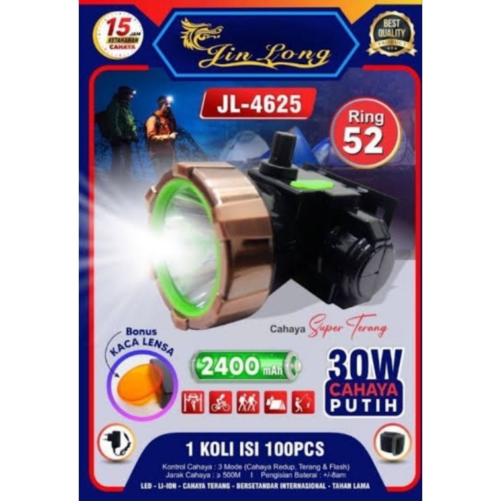 Senter Kepala Jin Long JL-4625