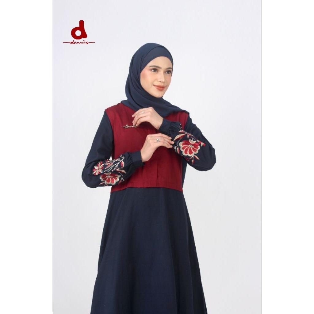 Abaya Dannis Terbaru Navy