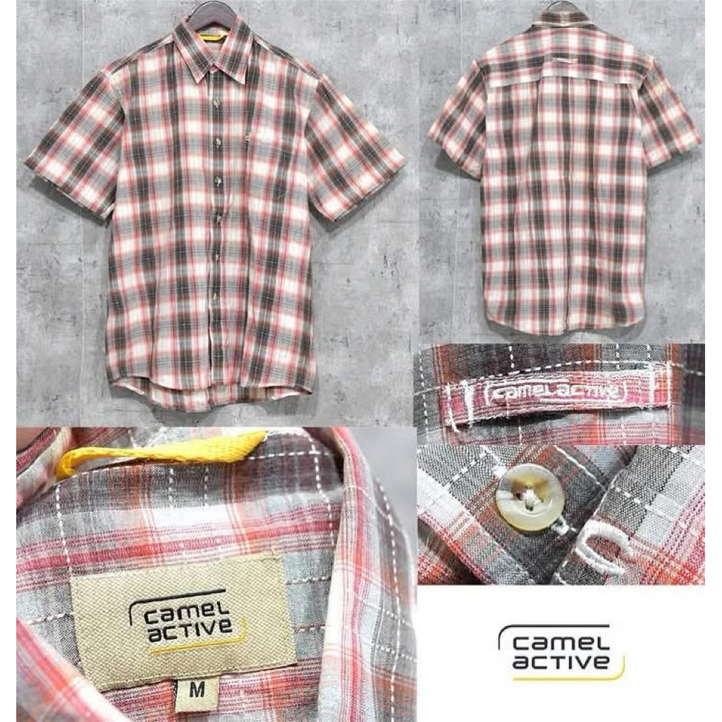 KEMEJA PENDEK CAMEL ACTIVE SIZE FIT L