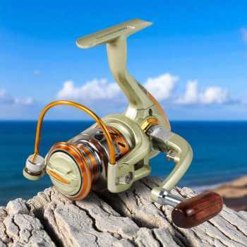 YUMOSHI REELSKING EF1000 Reel Pancing Spinning 12 Ball Bearing - Silver